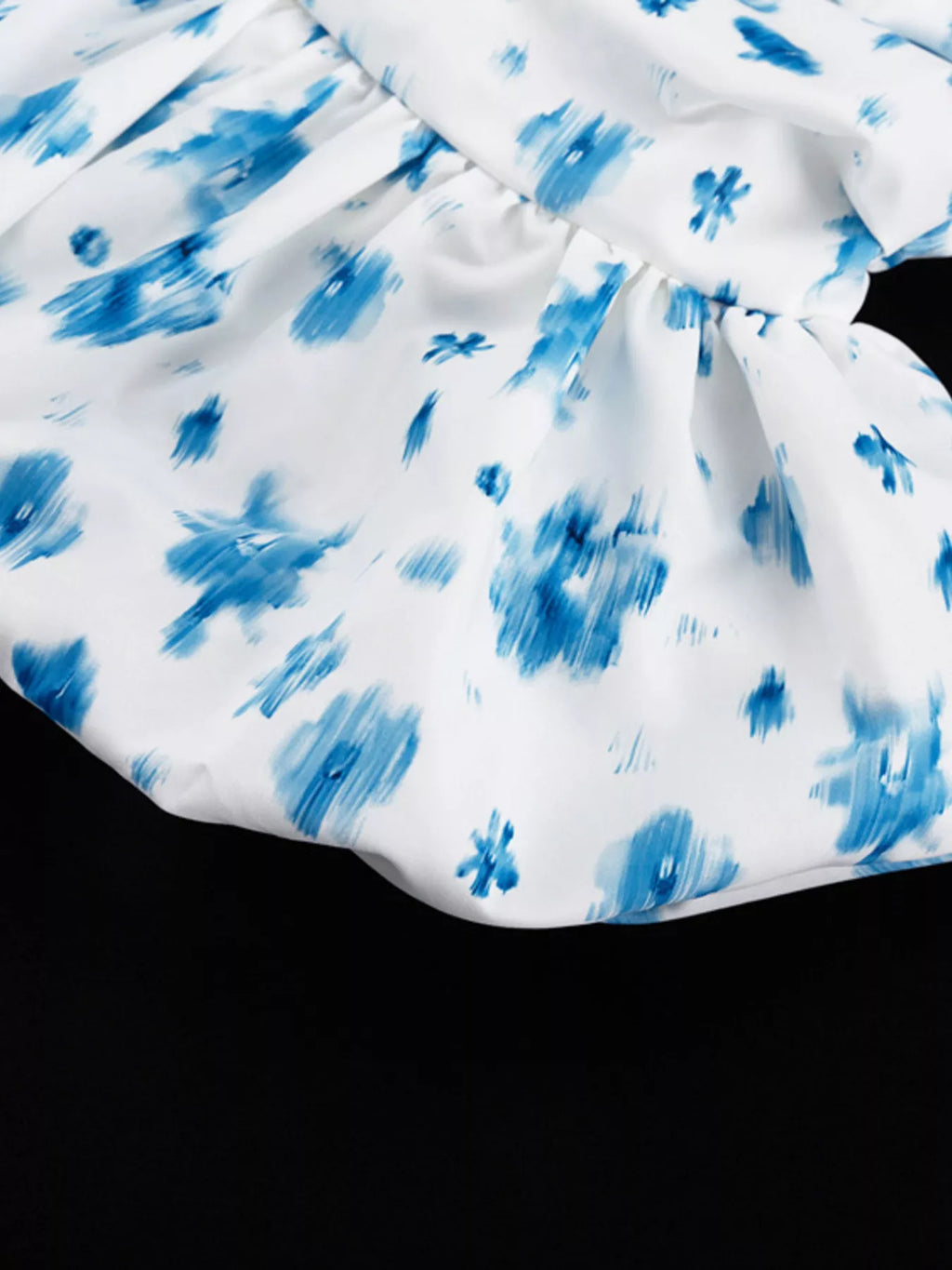 Floral Print Ruffle Hem Tank
