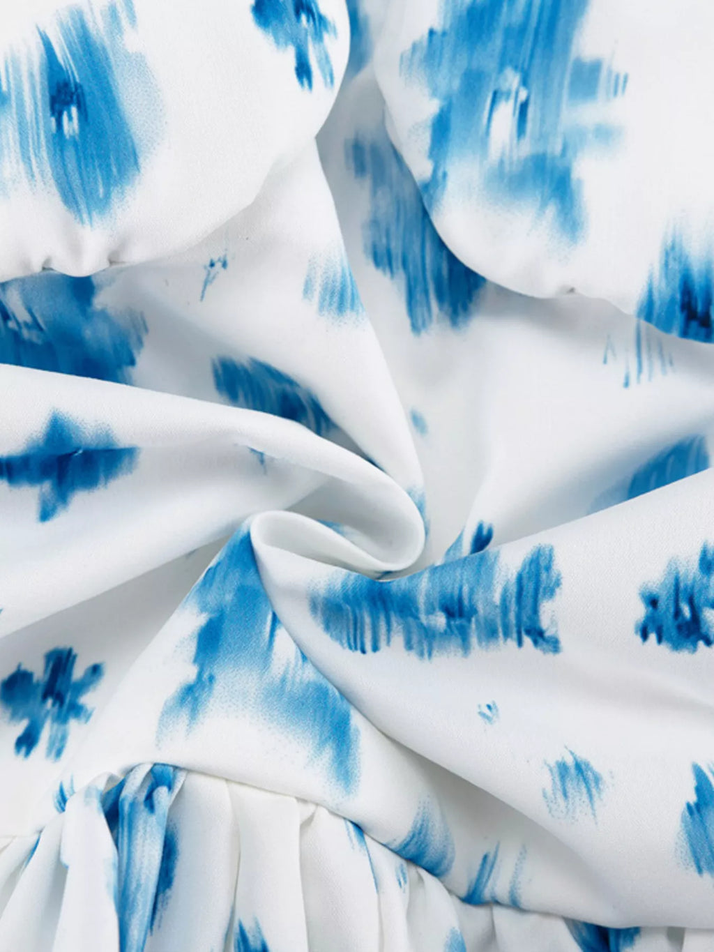 Floral Print Ruffle Hem Tank