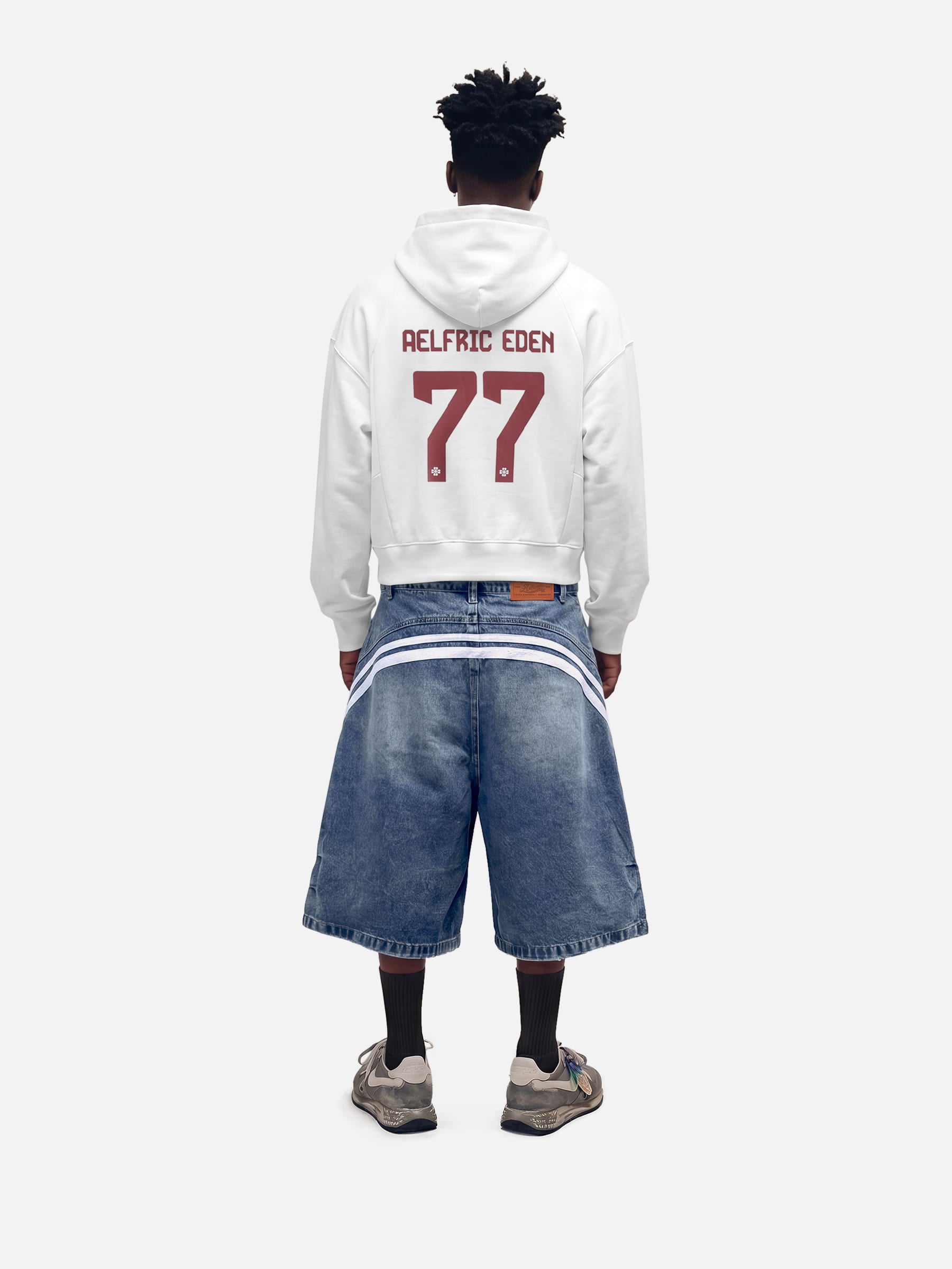Aelfric Eden Washed Stripe Panel Jorts
