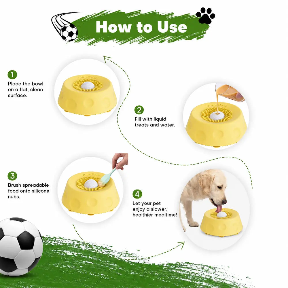 FREE GIFT | 2-in-1 Slow Feeder Lick Bowl for Dogs