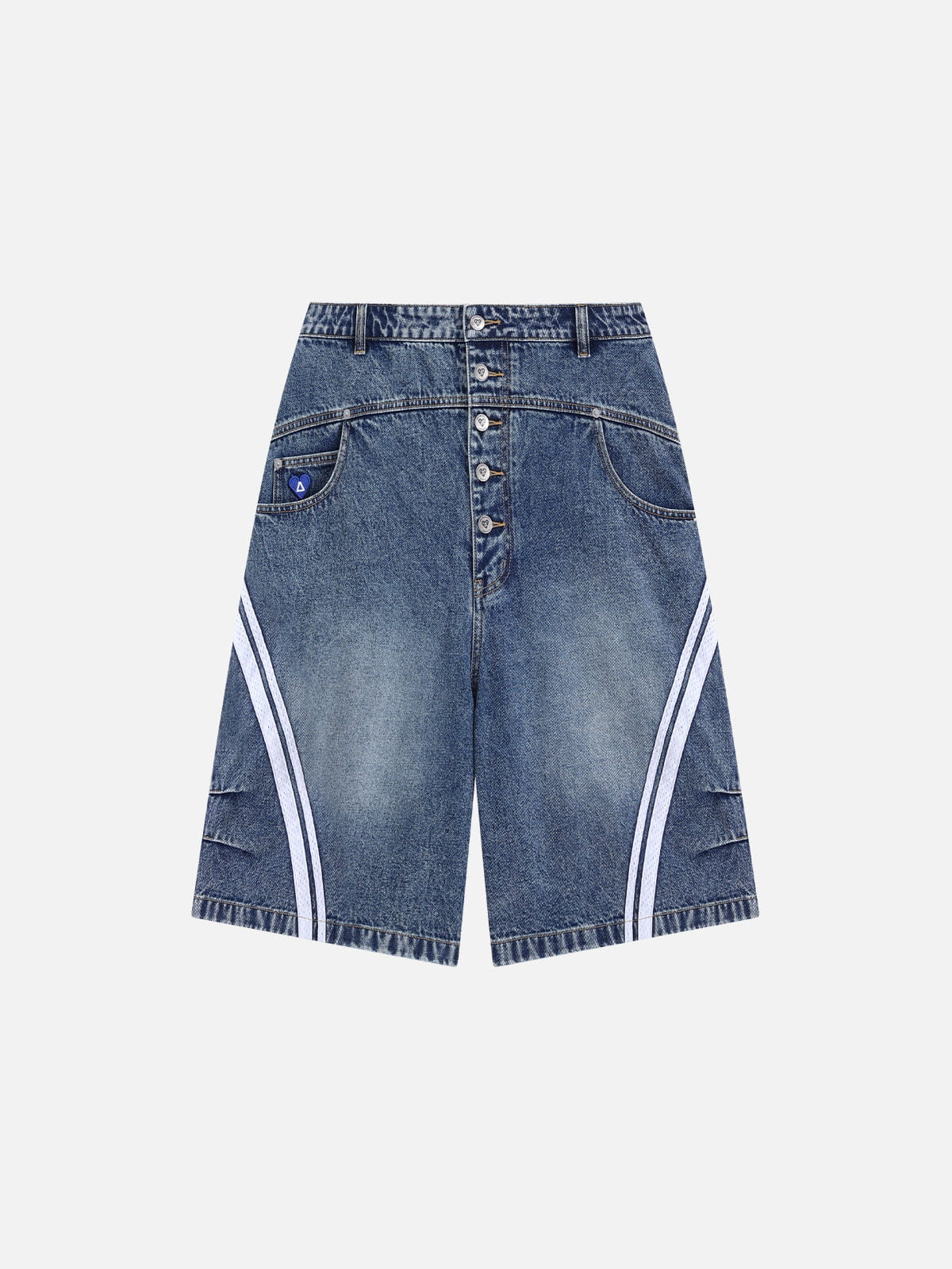Aelfric Eden Washed Stripe Panel Jorts
