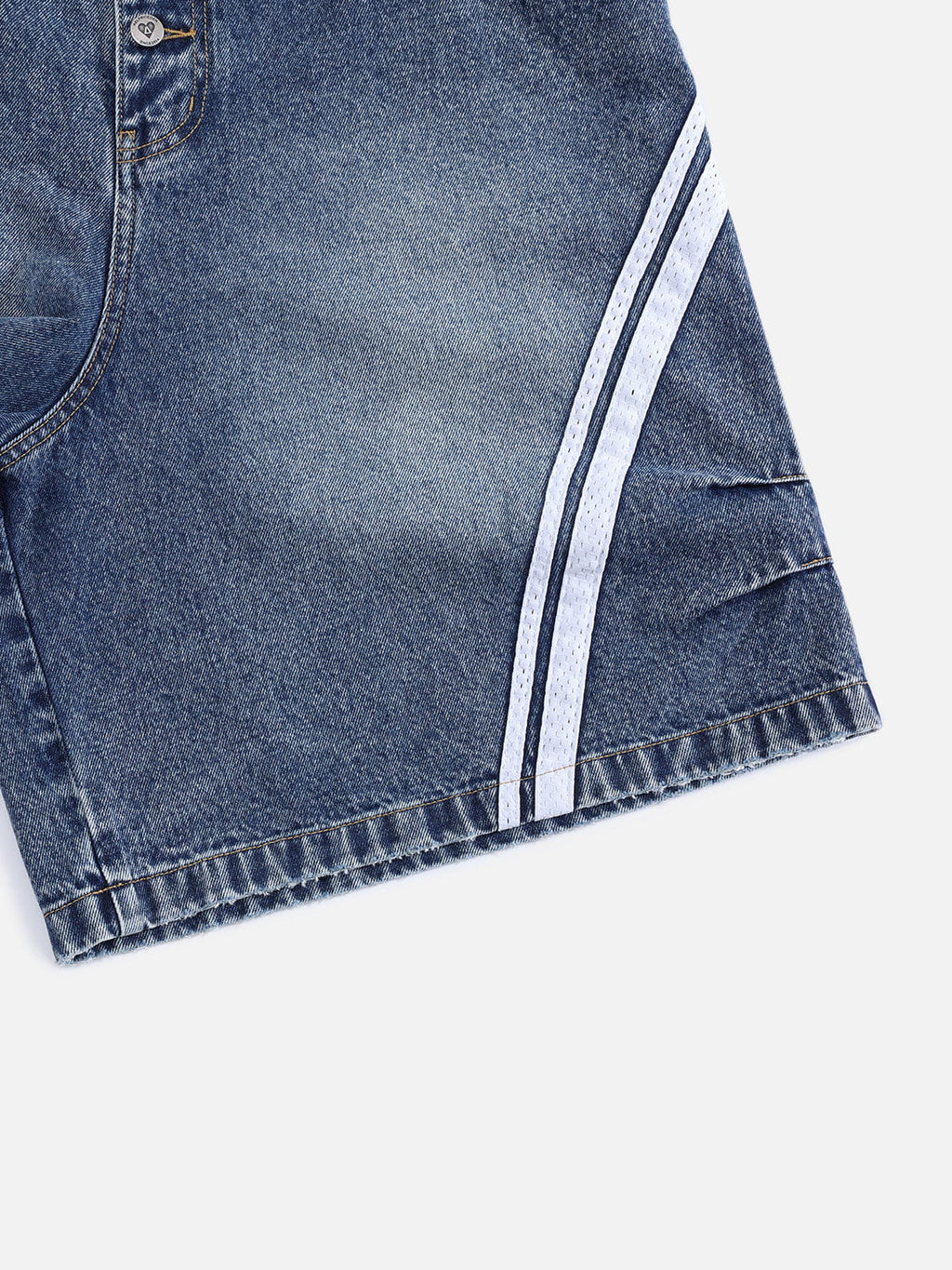 Aelfric Eden Washed Stripe Panel Jorts