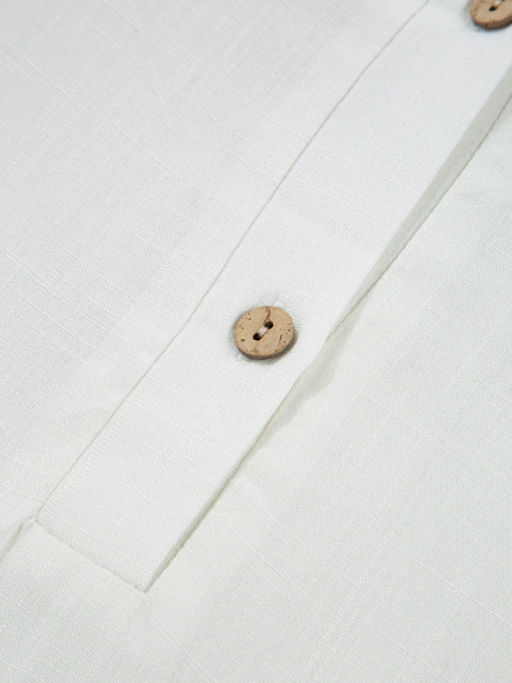 Ruffle Elastic Cuffs Puffy Long Sleeve Button Down Shirt