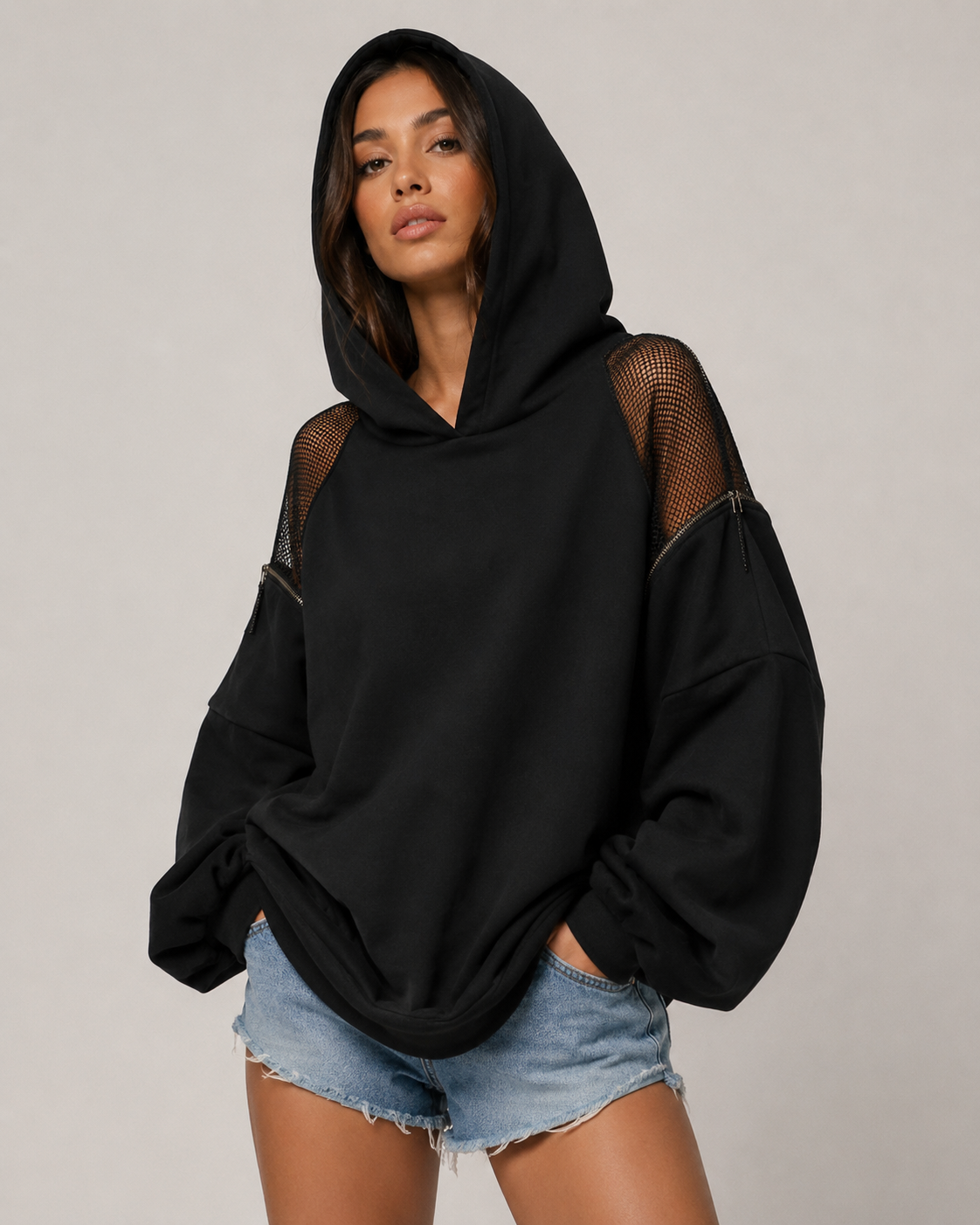 Backless Zipper Hoodie ™