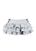COMMAND RUFFLE MICRO SKIRT GREY MARL