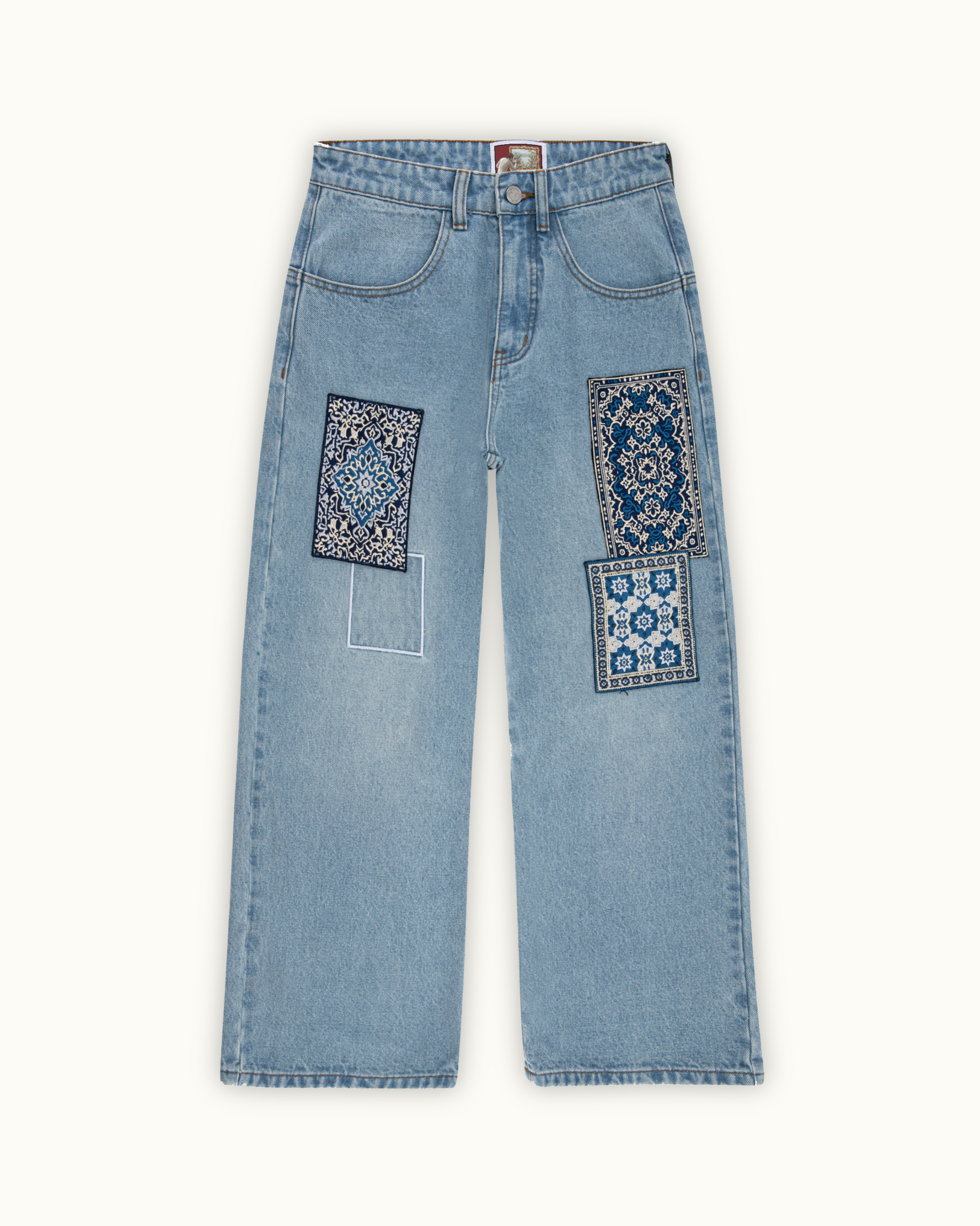 Rug Patchwork Denim