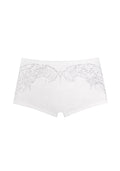 FALLEN RHINESTONE MICRO HOTPANT SHORTS WHITE