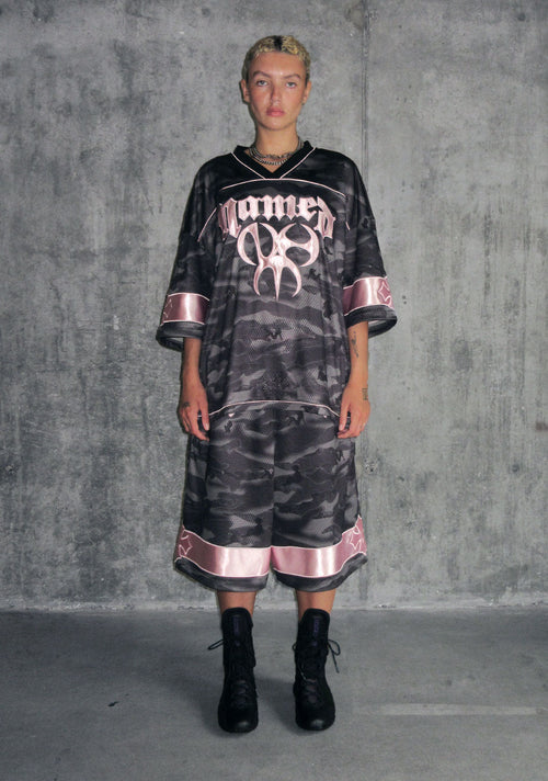 Nth ACTIVE AIRTEX MESH OVERSIZED JERSEY CAMO