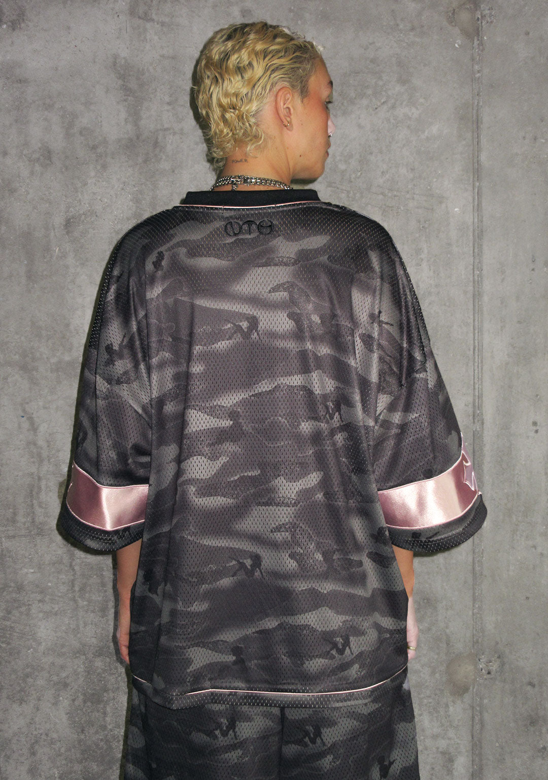 Nth ACTIVE AIRTEX MESH OVERSIZED JERSEY CAMO