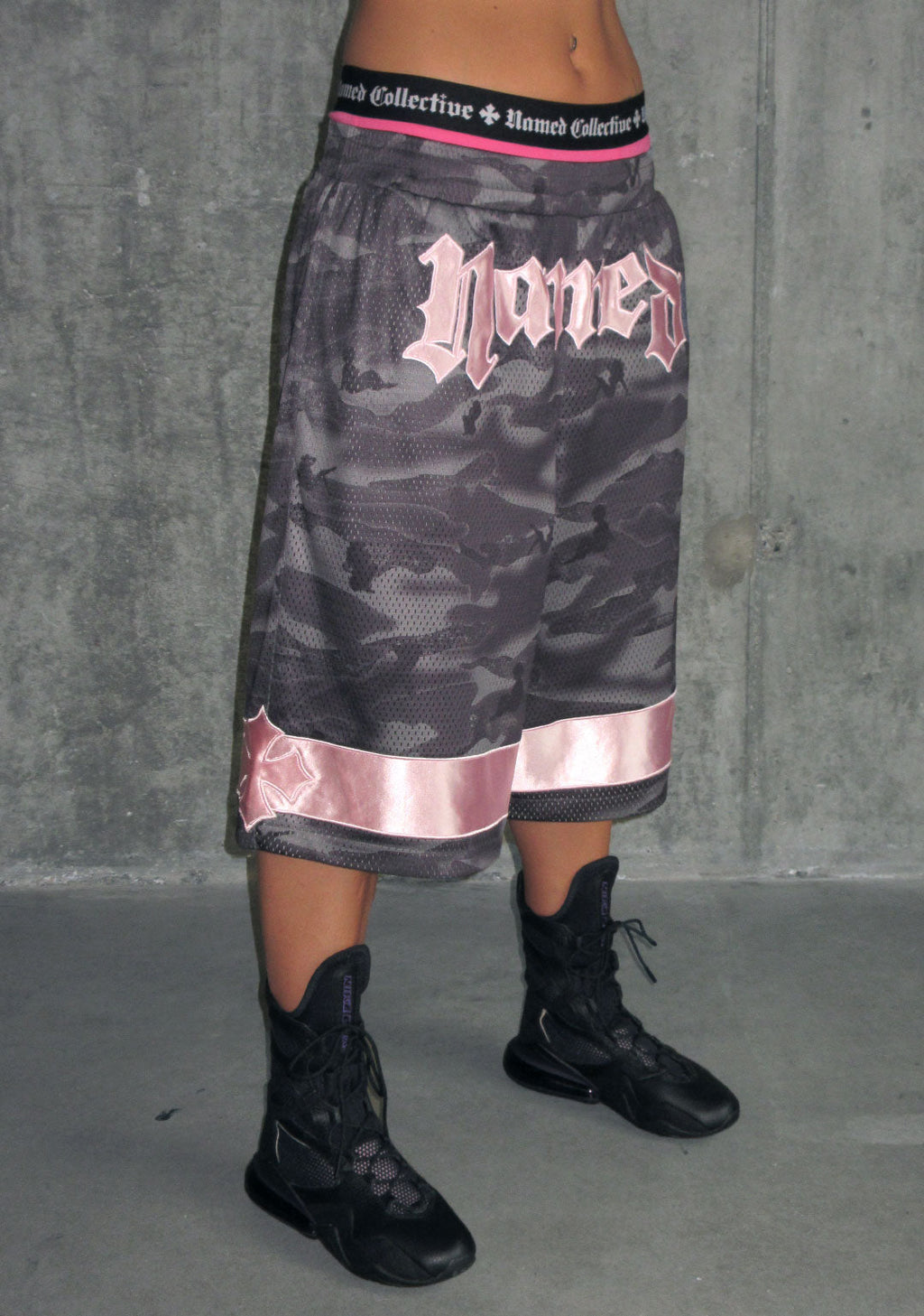 Nth ACTIVE AIRTEX MESH OVERSIZED SHORTS CAMO