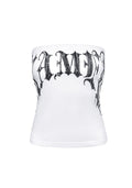 OLD ENGLISH TUBE TOP WHITE
