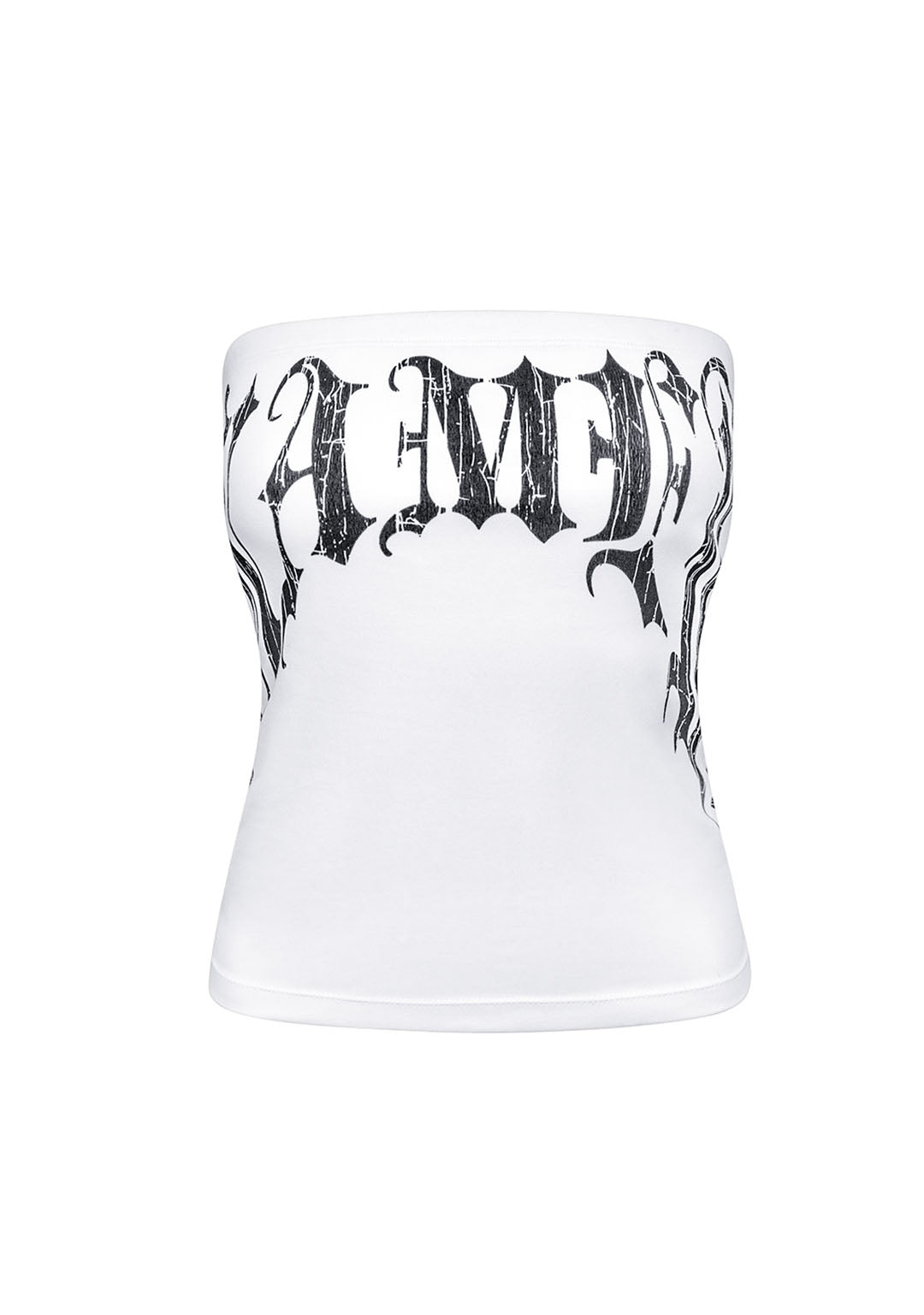 OLD ENGLISH TUBE TOP WHITE