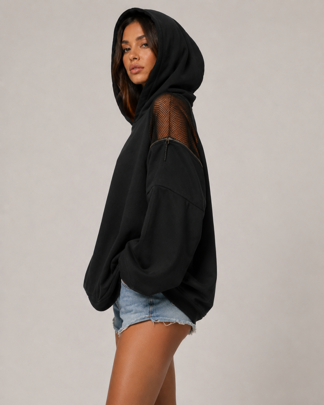 Backless Zipper Hoodie ™