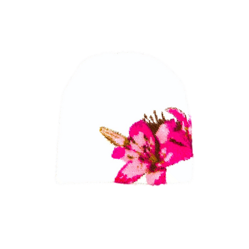 "LILY" SATIN-LINED MOHAIR BEANIE