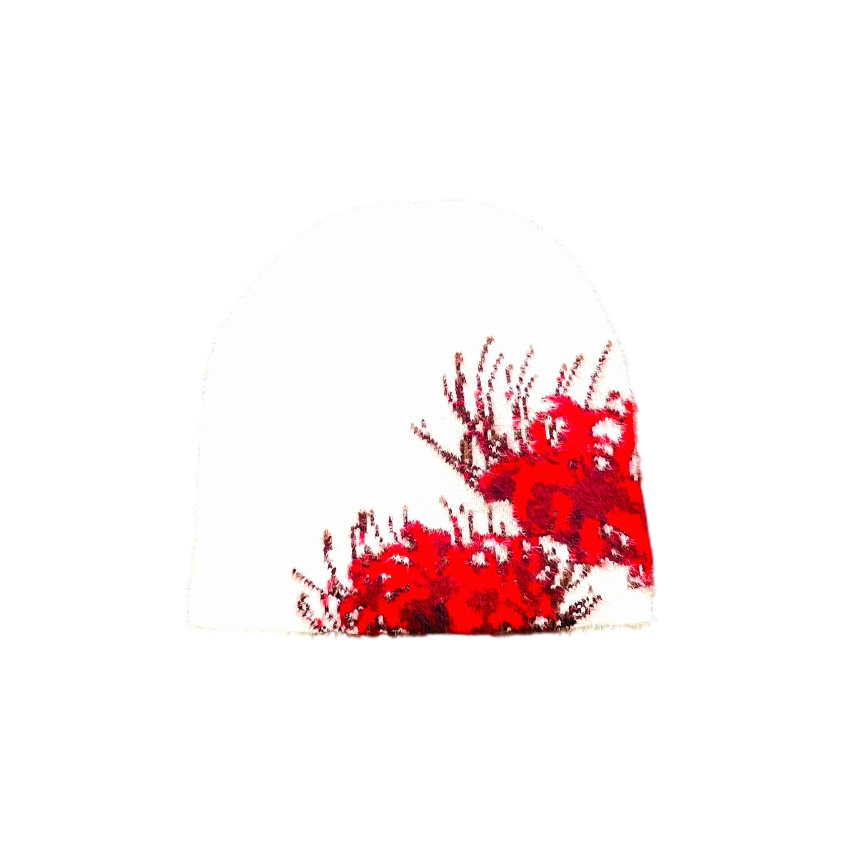 "SPIDER" SATIN-LINED MOHAIR BEANIE
