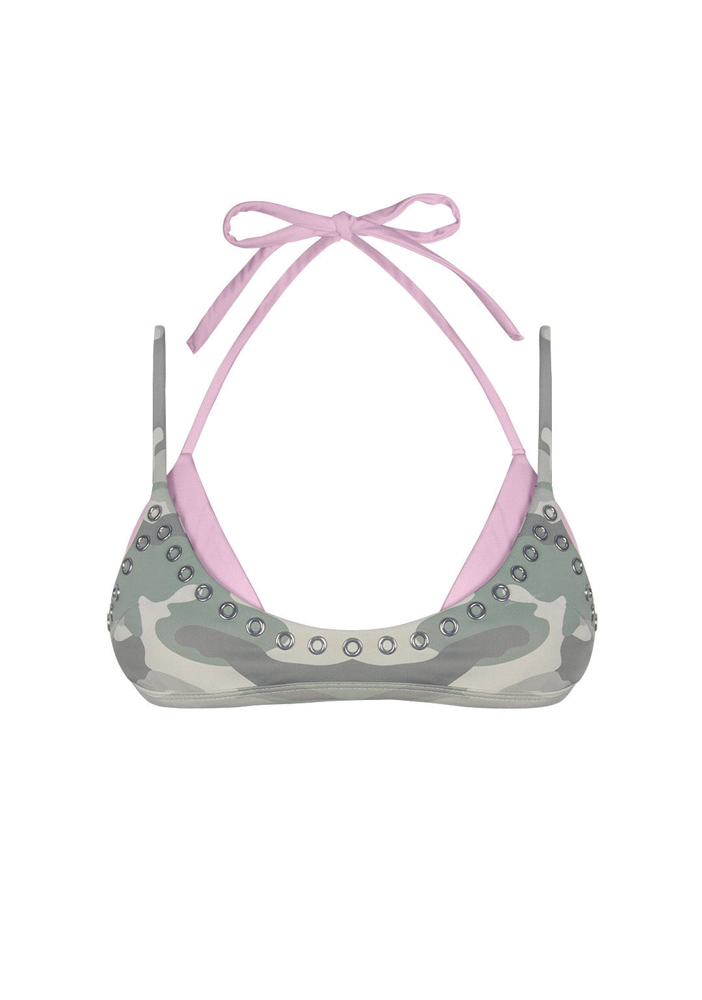 COLLIDE DOUBLE LAYER BIKINI TOP CAMO