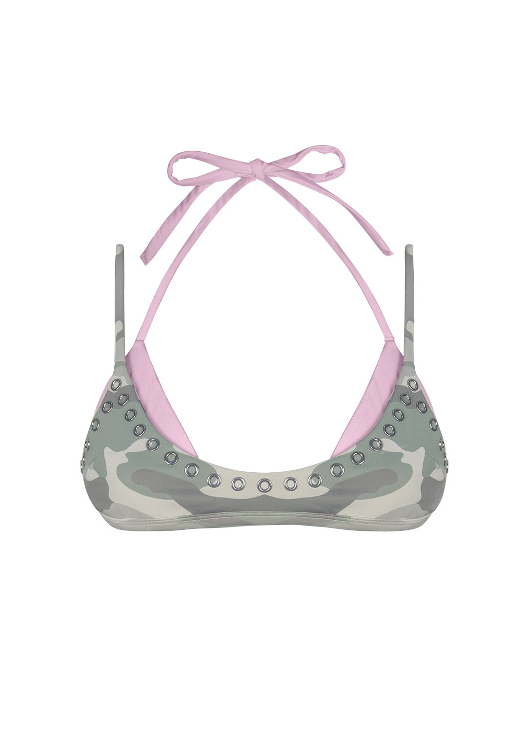 COLLIDE DOUBLE LAYER BIKINI TOP CAMO