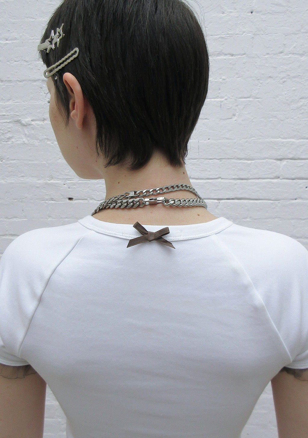 FAWN DEER BABY TEE WHITE
