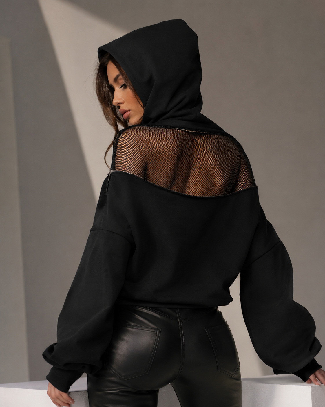 Backless Zipper Hoodie ™