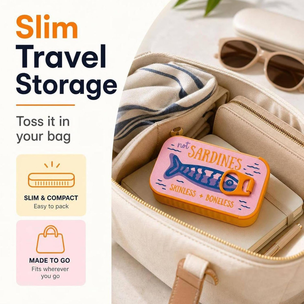 ✨ Sardine Mini Luxe Jewelry Case