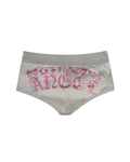HELL'S FAVORITE RHINESTONE MICRO RACER SHORTS CAMO