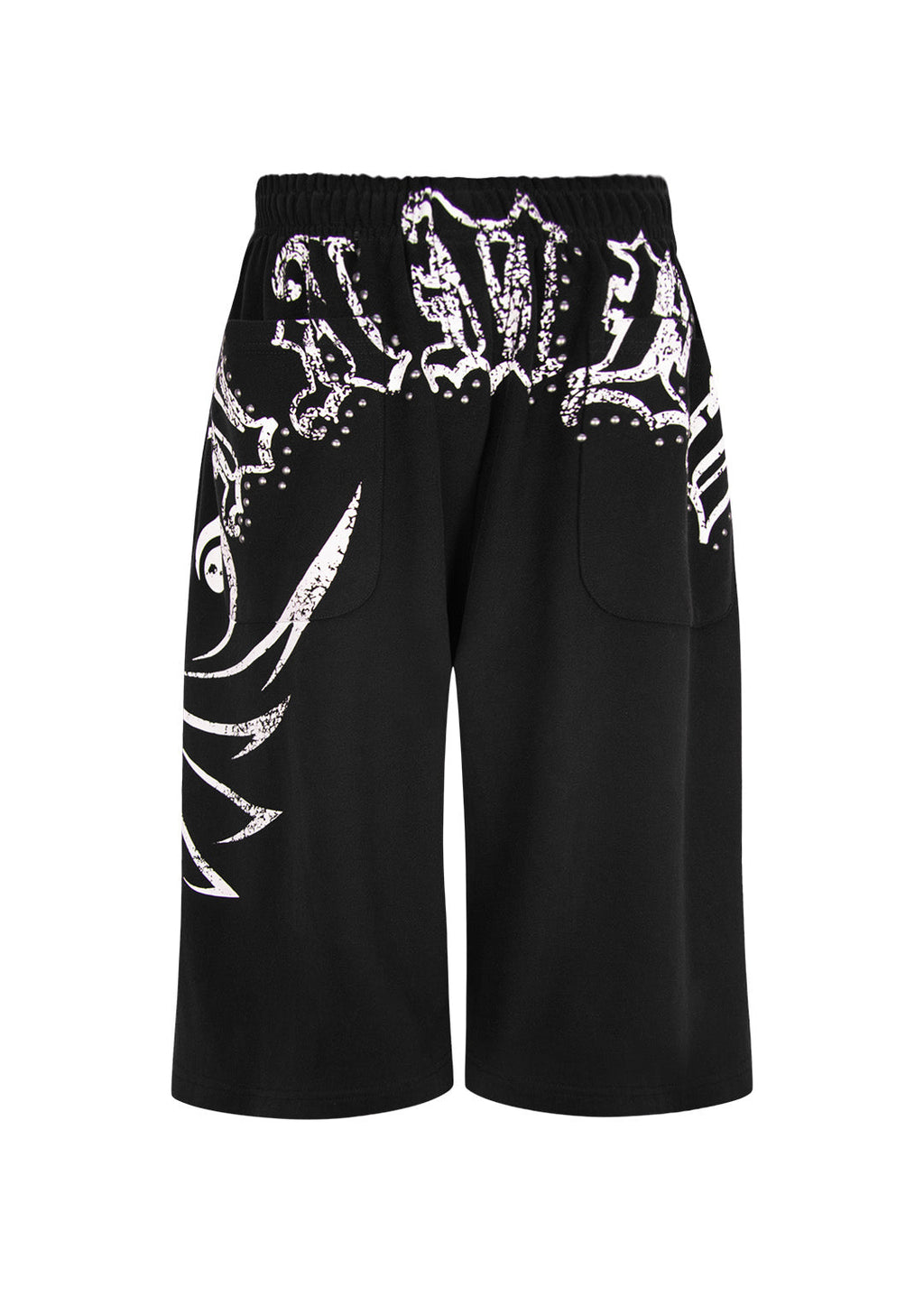 OUTLAW OVERSIZED SWEATSHORTS BLACK
