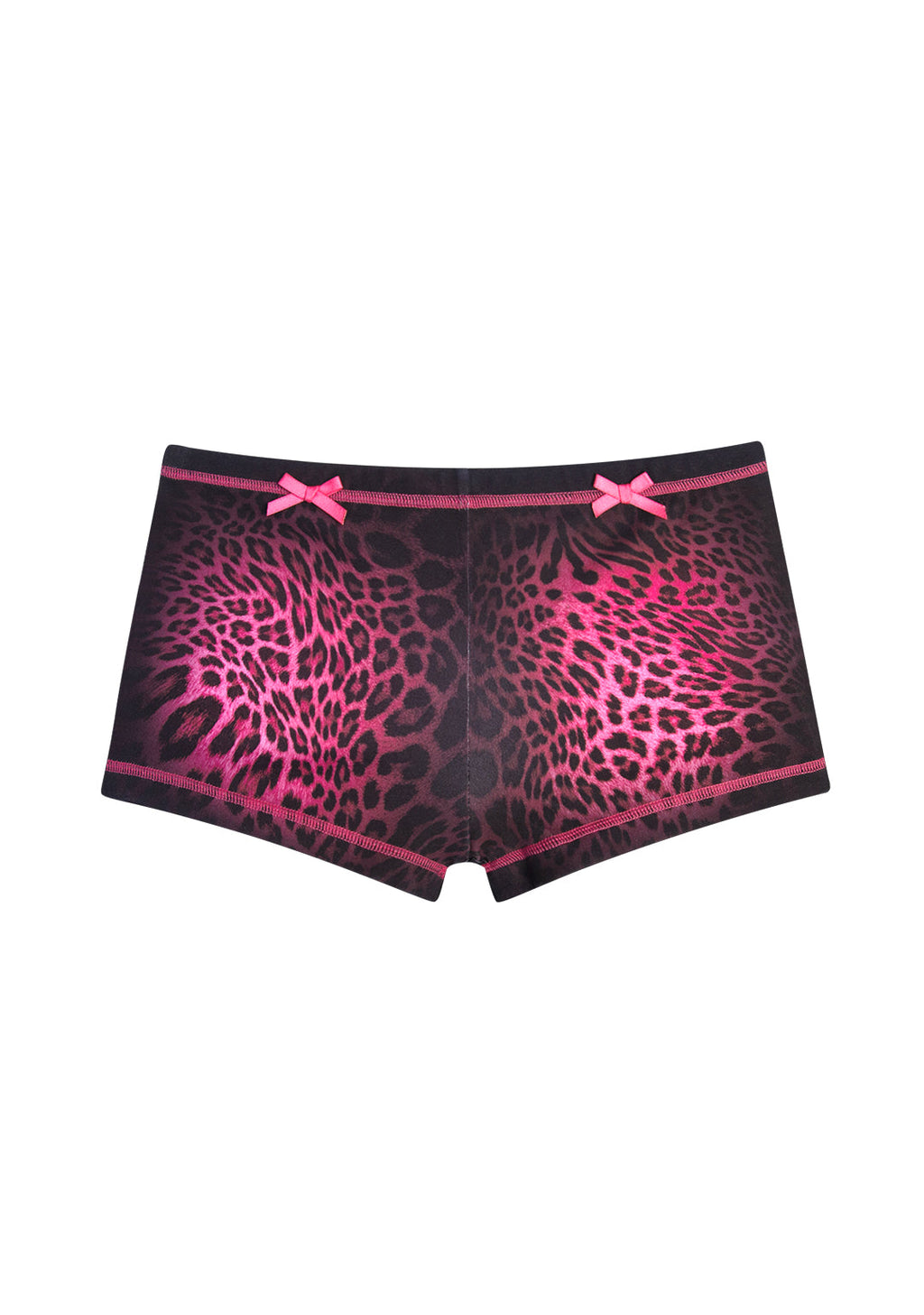 PRIMAL RHINESTONE MICRO HOTPANT SHORTS HOT PINK LEOPARD