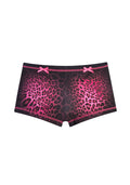 PRIMAL RHINESTONE MICRO HOTPANT SHORTS HOT PINK LEOPARD