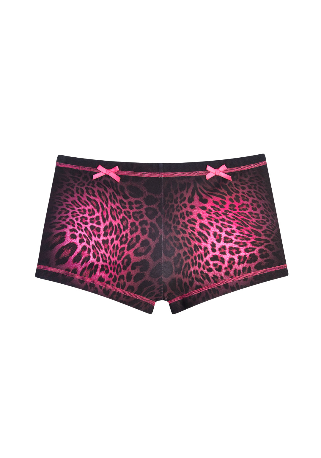 PRIMAL RHINESTONE MICRO HOTPANT SHORTS HOT PINK LEOPARD
