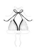 SECRETS DOUBLE LAYER BIKINI TOP WHITE