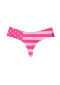 STELLAR RHINESTONE MICRO HOTPANT BIKINI BOTTOMS HOT PINK