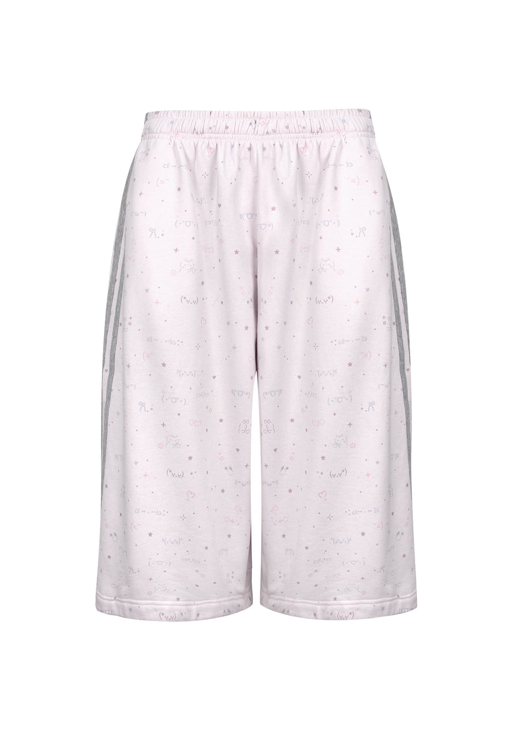 MALFUNCTION SPORTY OVERSIZED SWEATSHORTS BABY PINK