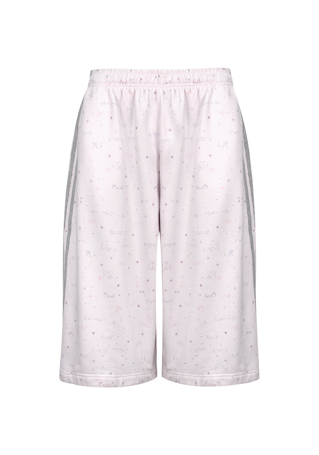 MALFUNCTION SPORTY OVERSIZED SWEATSHORTS BABY PINK