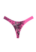 VICE RHINESTONE BRAZILIAN BIKINI BOTTOMS HOT PINK