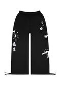 WHISPER OVERSIZED SWEATPANTS BLACK